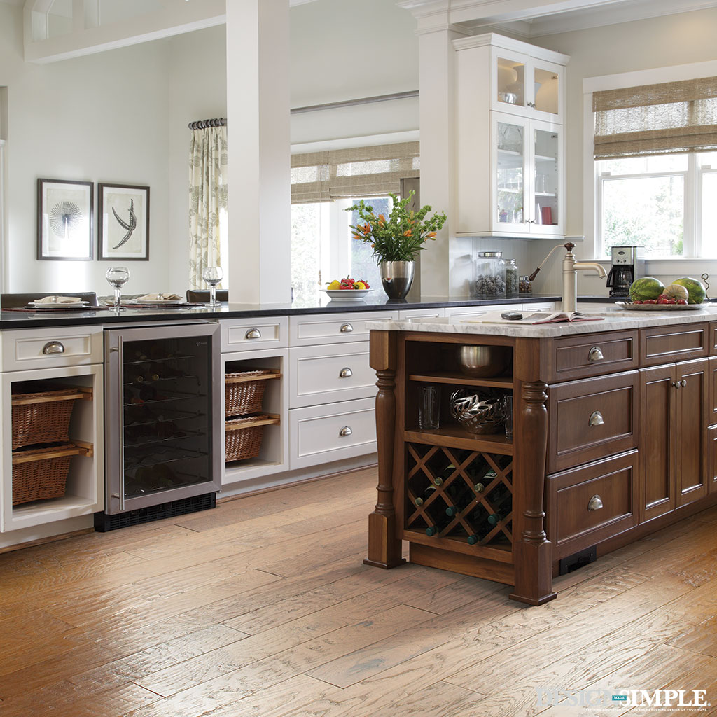 Rustic Hardwood Kitchen Floor from Carpet One Rustic Hardwood Kitchen Floor from Carpet One